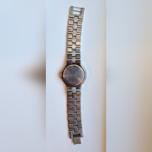 Bulova Infinity Collection wristwatch, two-tone. Unisex EUC! - Picture 5 of 16